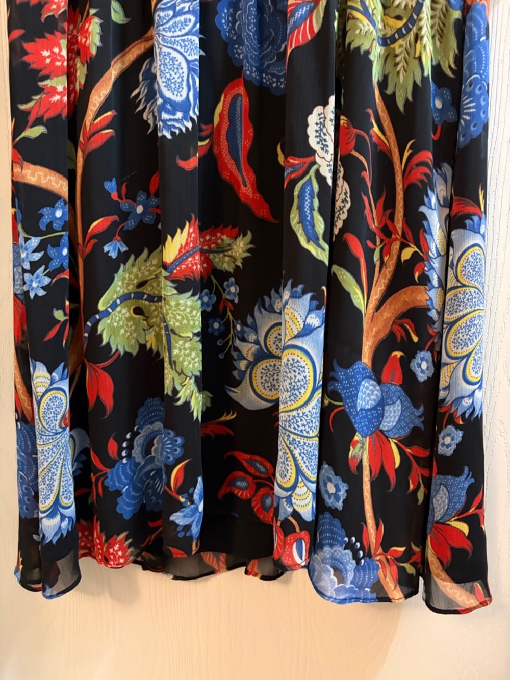 Alice + Olivia Cay Floral Batwing Dress Size 6 - Picture 3 of 12